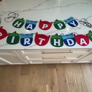PJ Masks "HAPPY BIRTHDAY" banner
